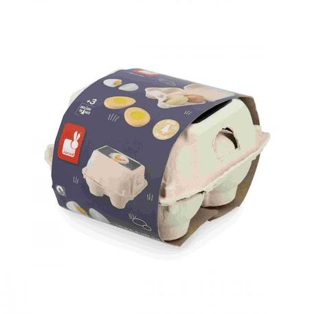Oeufs du petit chef en bois Multicolore 5 - vertbaudet enfant 