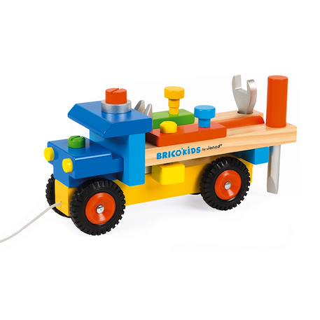 Camion de bricolage, 17 pièces Multicolore 3 - vertbaudet enfant 