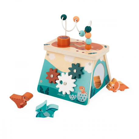 Volcan multi-activites dino en bois fsc Multicolore 3 - vertbaudet enfant 