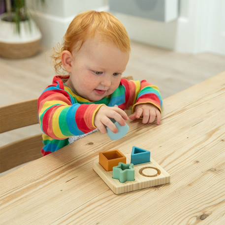 Puzzle géométrique Bleu 2 - vertbaudet enfant 