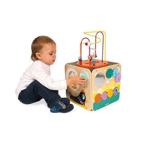 Maxi looping multi-activités en bois Multicolore 4 - vertbaudet enfant 
