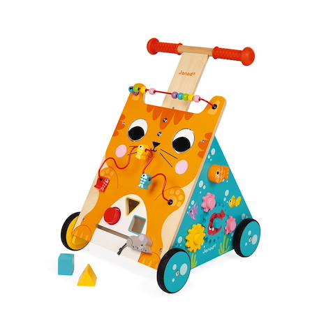 Chariot multi-activités chat Multicolore 1 - vertbaudet enfant 