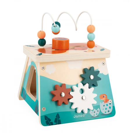 Volcan multi-activites dino en bois fsc Multicolore 6 - vertbaudet enfant 