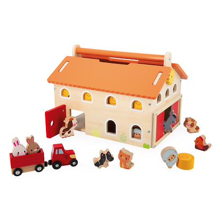 Ferme en bois fsc Multicolore 5 - vertbaudet enfant 