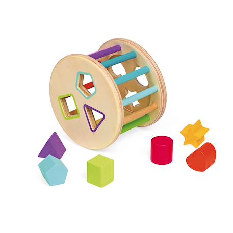 Quizz des formes i wood Multicolore 4 - vertbaudet enfant 