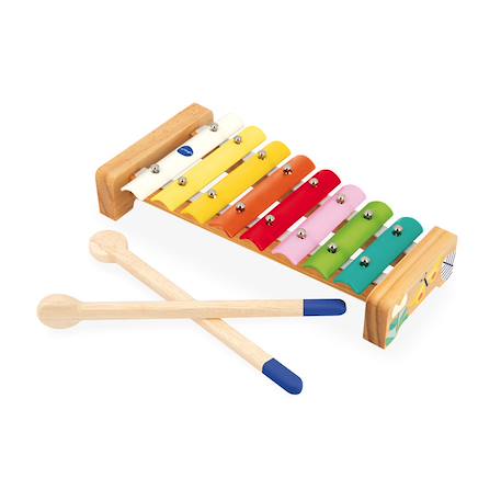 Set instruments de musique en bois fsc gioia Multicolore 3 - vertbaudet enfant 