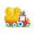 Puzzle cache-cache tracteur en bois fsc Jaune 1 - vertbaudet enfant 