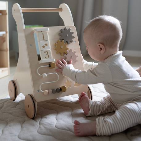 Chariot d'activité Beige, rose, gris+Gris 6 - vertbaudet enfant 