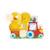 Puzzle cache-cache tracteur en bois fsc Jaune 4 - vertbaudet enfant 