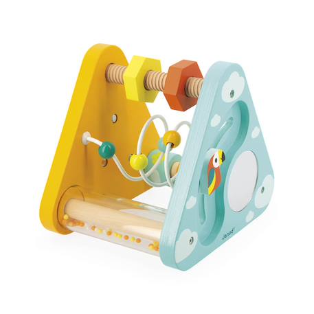 Triangle multi-activités tropik en bois fsc Multicolore 6 - vertbaudet enfant 