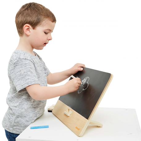 Tableau noir intemporel en bois fsc Noir 3 - vertbaudet enfant 