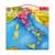 Carte d'italie magnétique 20 pièces Multicolore 4 - vertbaudet enfant 