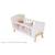 Lit pour poupées et poupons candy chic Blanc / rose 1 - vertbaudet enfant 