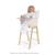 Chaise haute poupées et poupons candy chic Blanc / rose 4 - vertbaudet enfant 