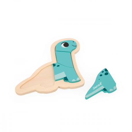 4 puzzles evolutifs dino, 2 à 5 pcs Multicolore 6 - vertbaudet enfant 