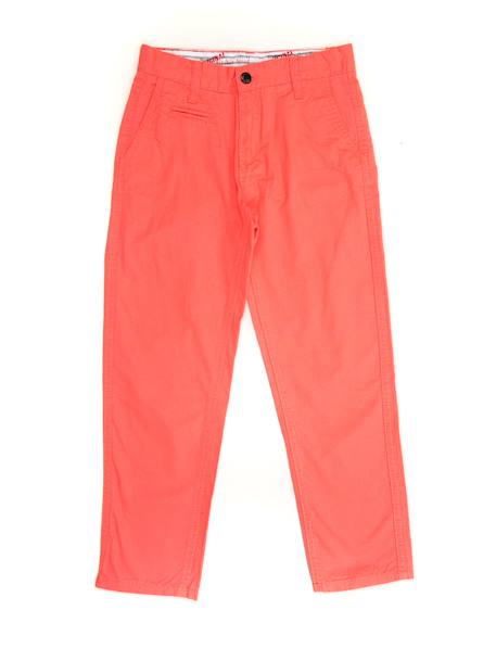 Pantalon Chino carl garçon Rouge clair 1 - vertbaudet enfant 
