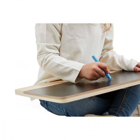 Tableau noir intemporel en bois fsc Noir 5 - vertbaudet enfant 