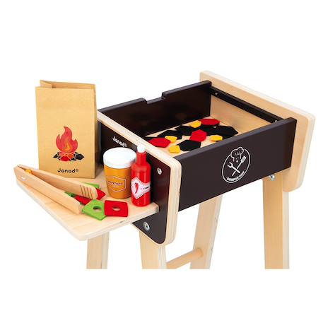 Barbecue en bois 57 accessoires Multicolore 6 - vertbaudet enfant 