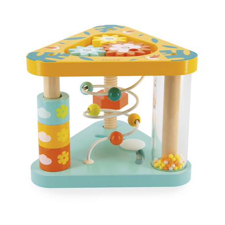 Triangle multi-activités tropik en bois fsc Multicolore 4 - vertbaudet enfant 