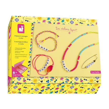 Bijoux à messages à créer Jaune 1 - vertbaudet enfant 