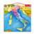 Carte d'italie magnétique 20 pièces Multicolore 5 - vertbaudet enfant 