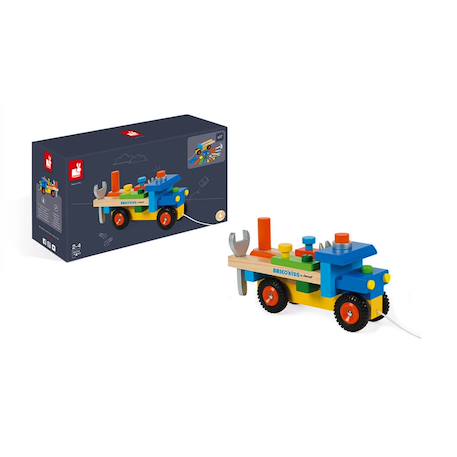 Camion de bricolage, 17 pièces Multicolore 6 - vertbaudet enfant 