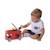 Camion de pompiers en bois fsc Rouge 2 - vertbaudet enfant 