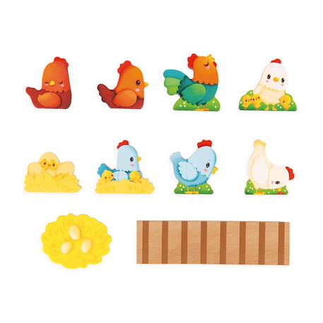 Mon premier poulailler en bois fsc Orange 5 - vertbaudet enfant 