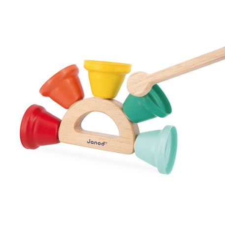 Clochettes en métal, 5 sons différents Multicolore 2 - vertbaudet enfant 