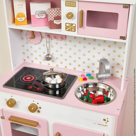 Grande cuisine en bois candy chic Rose / blanc 3 - vertbaudet enfant 