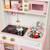 Grande cuisine en bois candy chic Rose / blanc 3 - vertbaudet enfant 