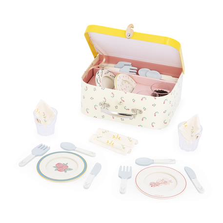 Dinette en valisette Multicolore 1 - vertbaudet enfant 