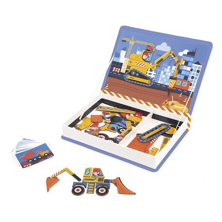 Magneti'book construction, 50 magnets Multicolore 2 - vertbaudet enfant 
