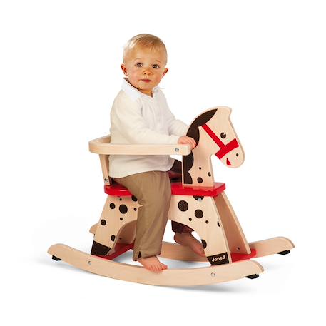 Cheval à bascule caramel Marron 4 - vertbaudet enfant 