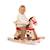 Cheval à bascule caramel Marron 4 - vertbaudet enfant 