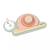 Empilable sensoriel escargot 6 pièces Vert/rose 1 - vertbaudet enfant 