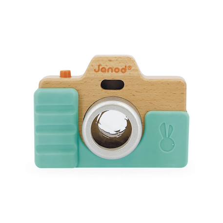 Appareil photo en bois Bleu 3 - vertbaudet enfant 