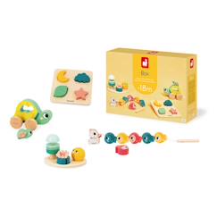Jouet-Premier âge-Box janod 18 mois, 4 jouets d'éveil