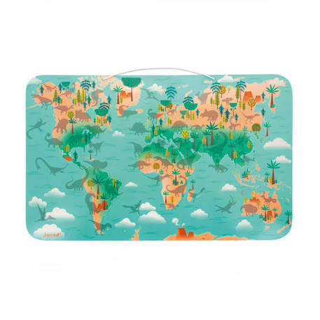 Planisphère magnétique dino Multicolore 4 - vertbaudet enfant 