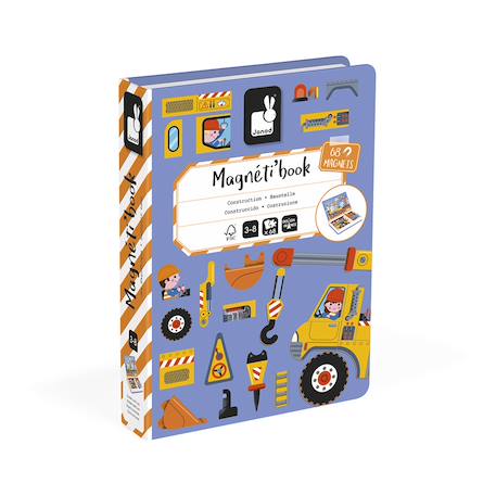 Magneti'book construction, 50 magnets Multicolore 1 - vertbaudet enfant 