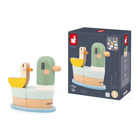 Empilable en bois fsc canard Multicolore 5 - vertbaudet enfant 