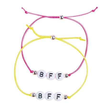 Bracelets de l'amitié à créer Rose 4 - vertbaudet enfant 