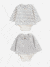 Lot de 2 bodies naissance 2 en 1 gris chiné 6 - vertbaudet enfant 