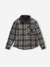 Chemise garçon réversible flanelle et velours anthracite 3 - vertbaudet enfant 