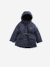 Parka fille à capuche 3 en 1 parka + veste matelassée bois de rose+marine 19 - vertbaudet enfant 