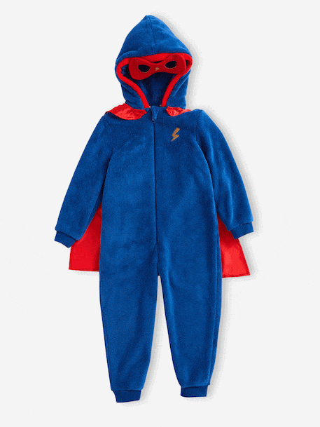 Surpyjama super héros : cape + masque détachable bleu roi 6 - vertbaudet enfant 