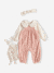Coffret bébé T-shirt + salopette + bandeau + doudou rose poudré 11 - vertbaudet enfant 
