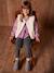 Gilet fille sans manches en sherpa vanille+vert 7 - vertbaudet enfant 