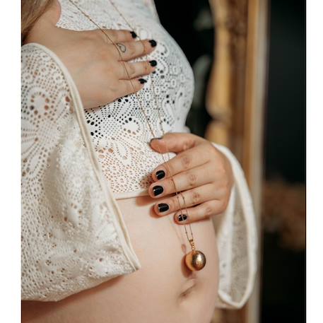 De grossesse collier pure élégance Argent+Or+Rose 12 - vertbaudet enfant 
