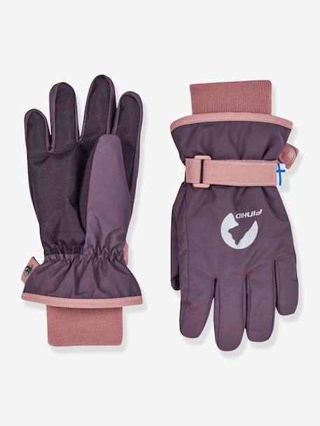 Gants pour enfants doublés PIKKURILLI finkid bleu pétrole+framboise+prune 3 - vertbaudet enfant 
